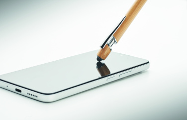 Logo trade promotional items picture of: Ball pen in bamboo