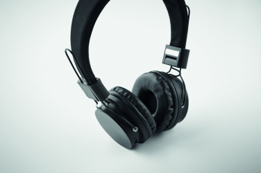 Logo trade business gift photo of: ABS wireless foldable headphone