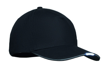 Logotrade promotional merchandise photo of: 5 panel LED cotton cap 220gr/m²