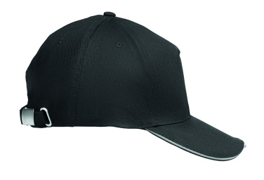 Logotrade business gift image of: 5 panel LED cotton cap 220gr/m²