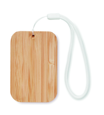 Logo trade promotional product photo of: 15W wireless charger in bamboo