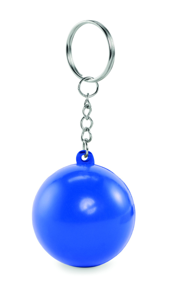 Logo trade promotional giveaways image of: PU ball shape key ring