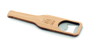 Logotrade promotional gift image of: Bamboo bottle opener