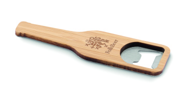 Logotrade advertising products photo of: Bamboo bottle opener