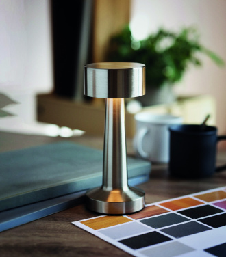 Logo trade promotional giveaway photo of: Rechargeable iron table lamp