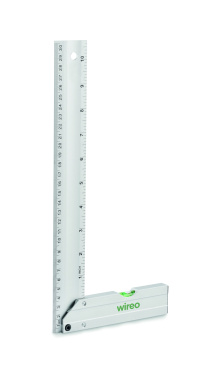 Logo trade promotional gifts picture of: Aluminium level ruler 30 cm