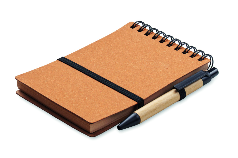 Logo trade promotional products picture of: Recycled notebook with ball pen