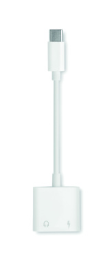 Logo trade promotional gifts image of: ABS jack audio splitter type C