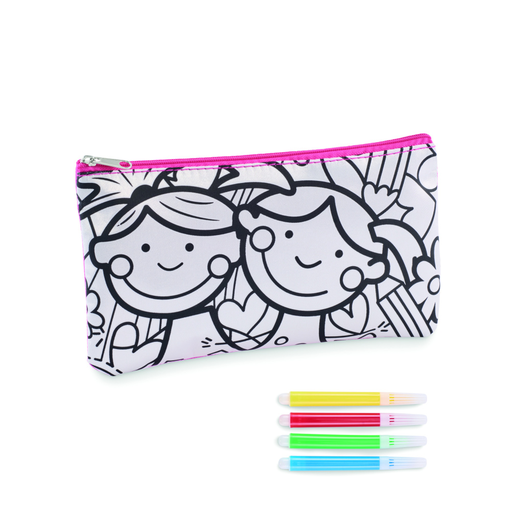 Logotrade promotional product picture of: Pencil case with markers