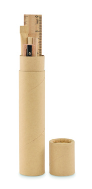 Logotrade corporate gift picture of: Paper tube stationery set