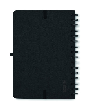 Logo trade promotional items picture of: A5 notebook with phone holder