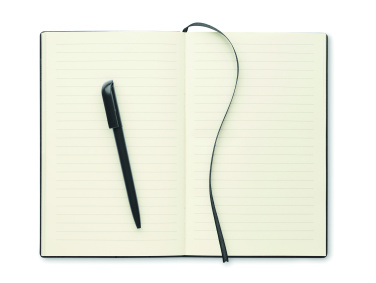 Logotrade promotional giveaway image of: A5 PU notebook with pen