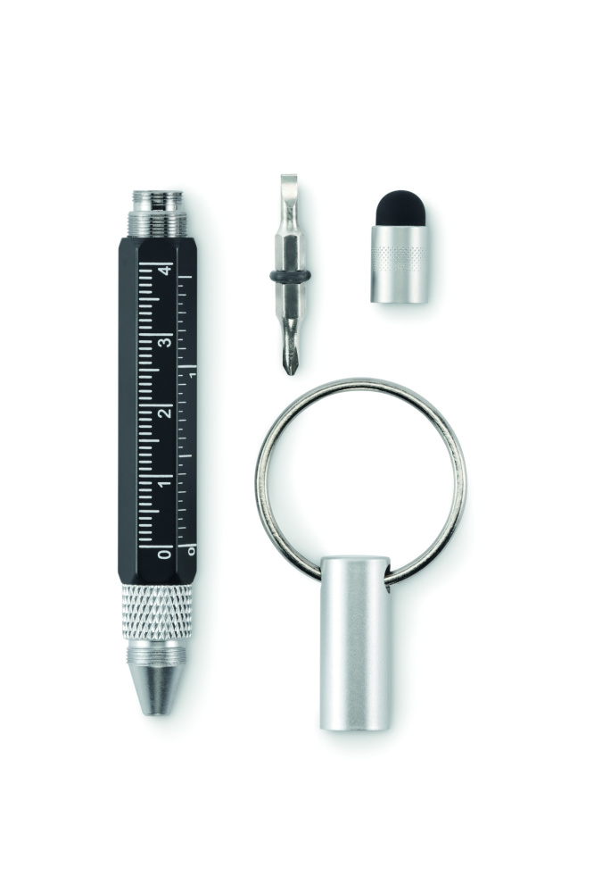 Logo trade promotional product photo of: Key ring with twist action pen