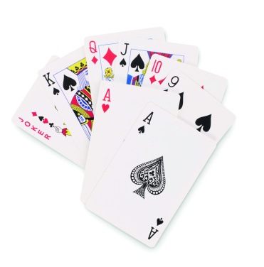 Logo trade promotional giveaways image of: Set of classic playing cards