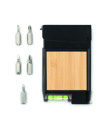 Logo trade promotional merchandise image of: Multifunctional measuring tape