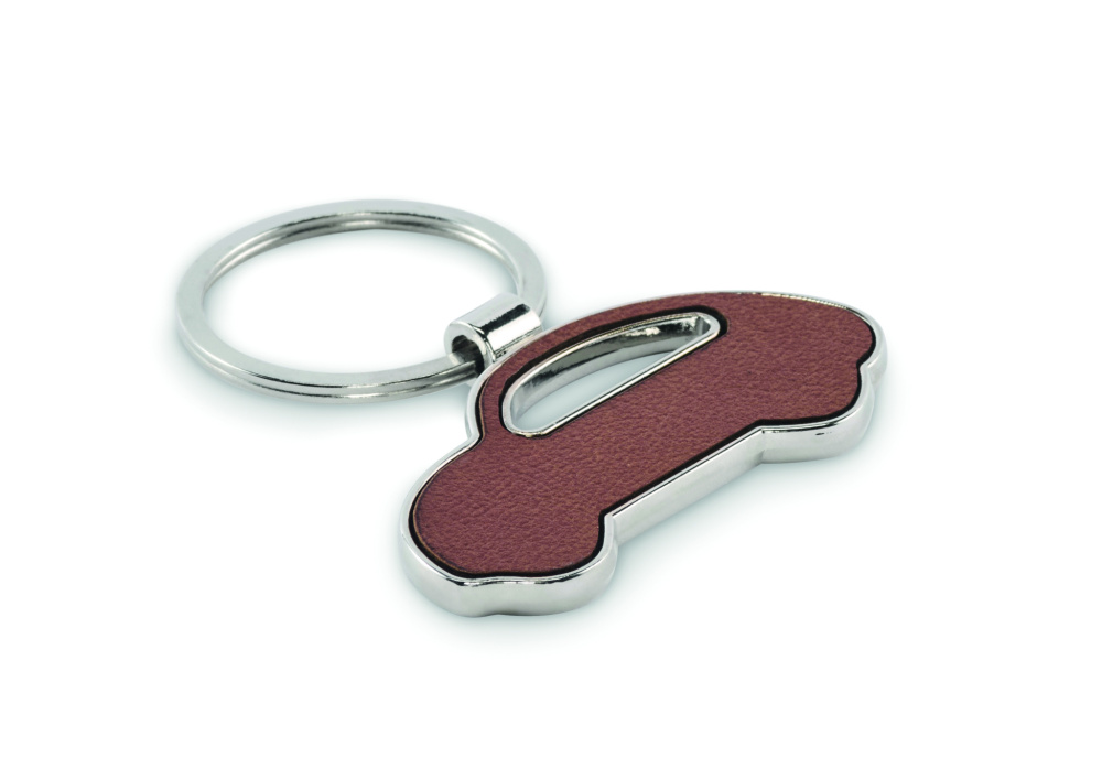 Logo trade promotional product photo of: Car shaped key ring