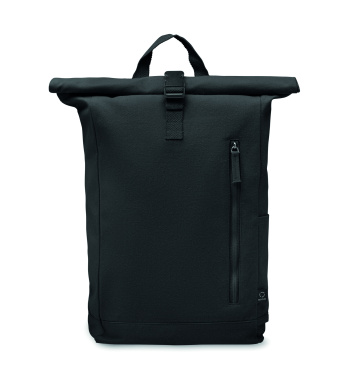Logotrade corporate gift image of: Roll top backpack 390 gr/m²