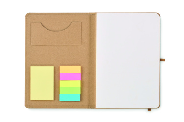 Logo trade business gifts image of: A5 notebook recycled paper set