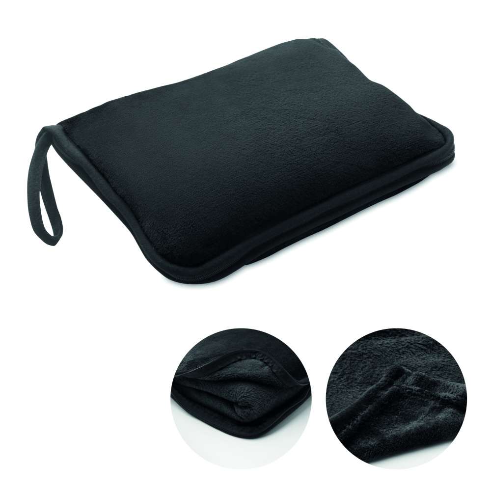 Logotrade promotional items photo of: 2 in 1 travel blanket set