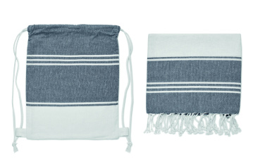 Logo trade promotional merchandise picture of: Hammam towel drawstring set