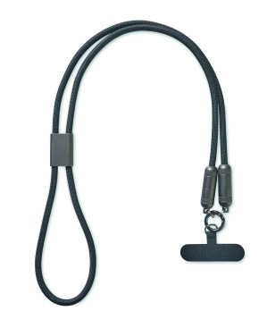 Logotrade promotional merchandise picture of: 60W phone holder lanyard cable