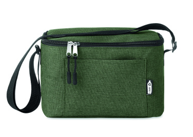 Logo trade corporate gifts image of: 600D RPET Cooler bag for cans