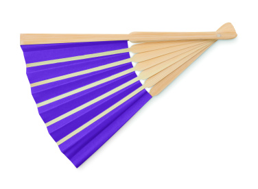 Logo trade promotional items picture of: Manual hand fan