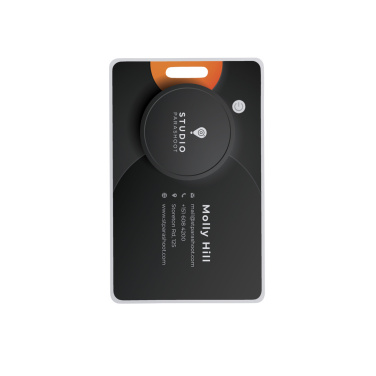 Logotrade promotional product picture of: Findit RCS rplastic ultra-thin finder card rechargeable