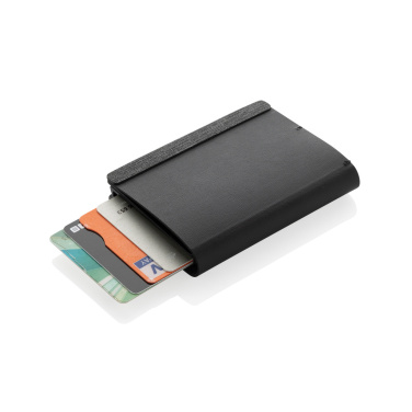 Logo trade advertising products image of: Seekcard RCS rpolyester card wallet with worldwide locating