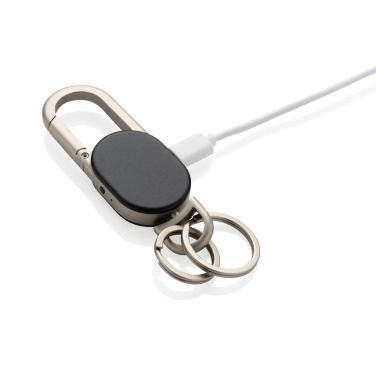 Logo trade promotional product photo of: Keyfinder keychain with worldwide locating and USB C