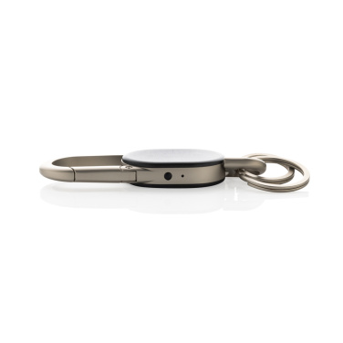 Logo trade corporate gifts image of: Keyfinder keychain with worldwide locating and USB C