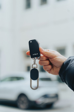 Logotrade promotional item image of: Keyfinder keychain with worldwide locating and USB C