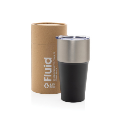 Logo trade promotional gift photo of: Fluid RCS certified recycled steel tumbler 500ml