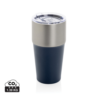 Logotrade business gift image of: Fluid RCS certified recycled steel tumbler 500ml