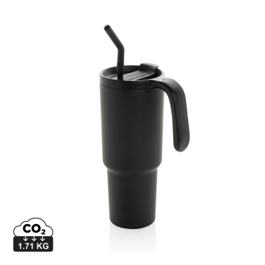 Logo trade promotional gifts image of: Graphic 360 RCS certified recycled steel tumbler 900ml