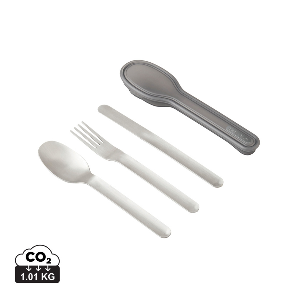 Logo trade promotional merchandise image of: Black+Blum Cutlery Set