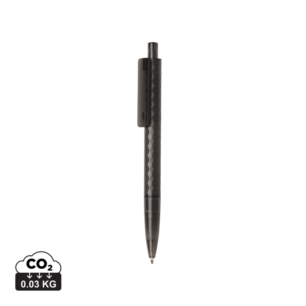 Logotrade promotional item picture of: X3 GRS recycled PC plastic pen frosted