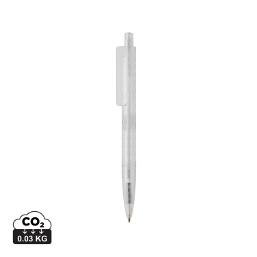 Logotrade advertising product picture of: X3 GRS recycled PC plastic pen frosted