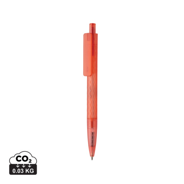 Logotrade corporate gift image of: X3 GRS recycled PC plastic pen frosted