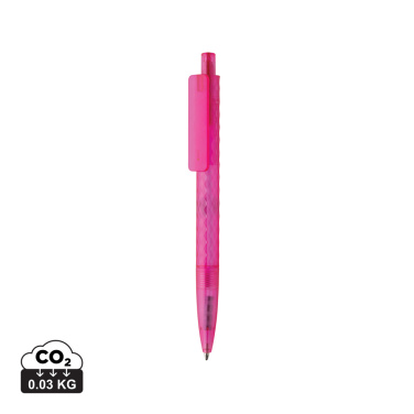 Logotrade promotional gift picture of: X3 GRS recycled PC plastic pen frosted