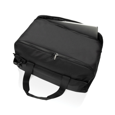 Logo trade promotional merchandise picture of: Swiss Peak Aware™ RPET 15.6 inch laptop weekend bag