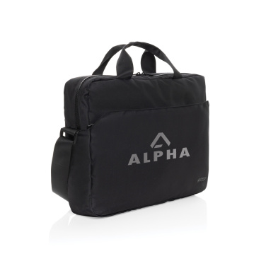 Logo trade corporate gifts picture of: Swiss Peak Aware™ RPET Essential 15.6 inch laptop bag