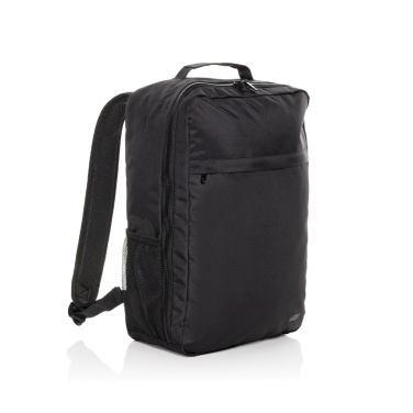 Logotrade corporate gift picture of: Swiss Peak Aware™ RPET Essential 15.6 inch laptop backpack