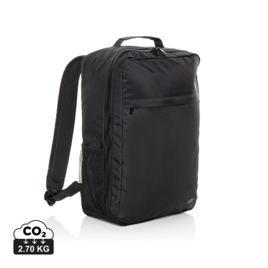 Logo trade advertising products picture of: Swiss Peak Aware™ RPET Essential 15.6 inch laptop backpack