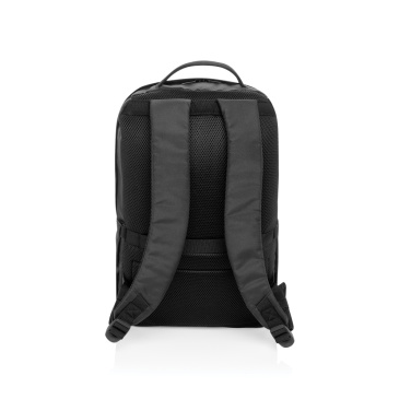 Logo trade promotional item photo of: SP Aware™ RPET Edin 100% recycled 15.6 inch laptop backpack