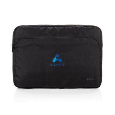 Logo trade promotional merchandise picture of: Swiss Peak Aware™ RPET Essential 15.6 inch laptop sleeve