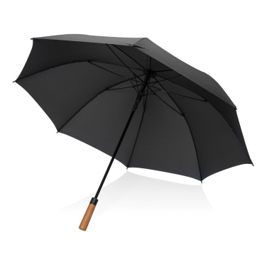 Logo trade promotional gifts image of: Tony  Aware™ RPET 30 inch acacia auto open umbrella