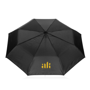 Logo trade advertising product photo of: Swiss Peak Vito Aware™ RPET 21 inch auto open/close umbrella