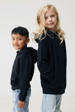 Logotrade promotional giveaways photo of: Iqoniq Yengo kids recycled cotton hoodie with sidepockets