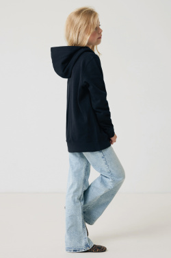 Logotrade promotional gift image of: Iqoniq Yengo kids recycled cotton hoodie with sidepockets